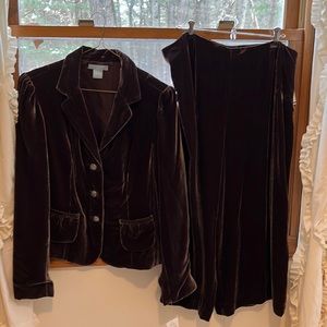 Soft French Twist Jacket and Wide Leg Pants, New with Tags